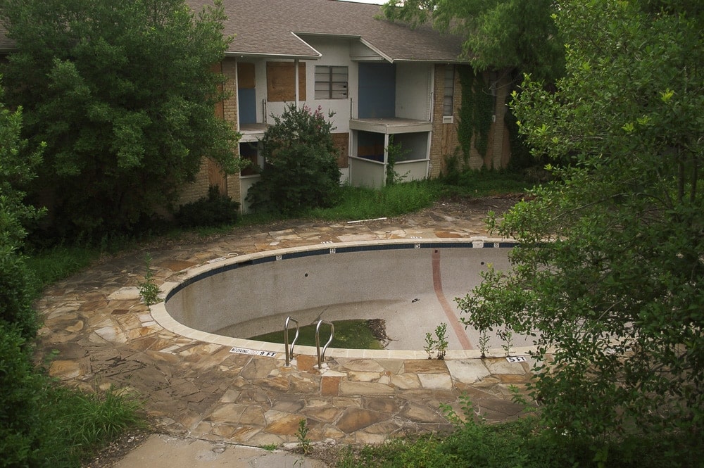 Abandoned White Rock Trail and Toscana Apartments in Dallas, Texas