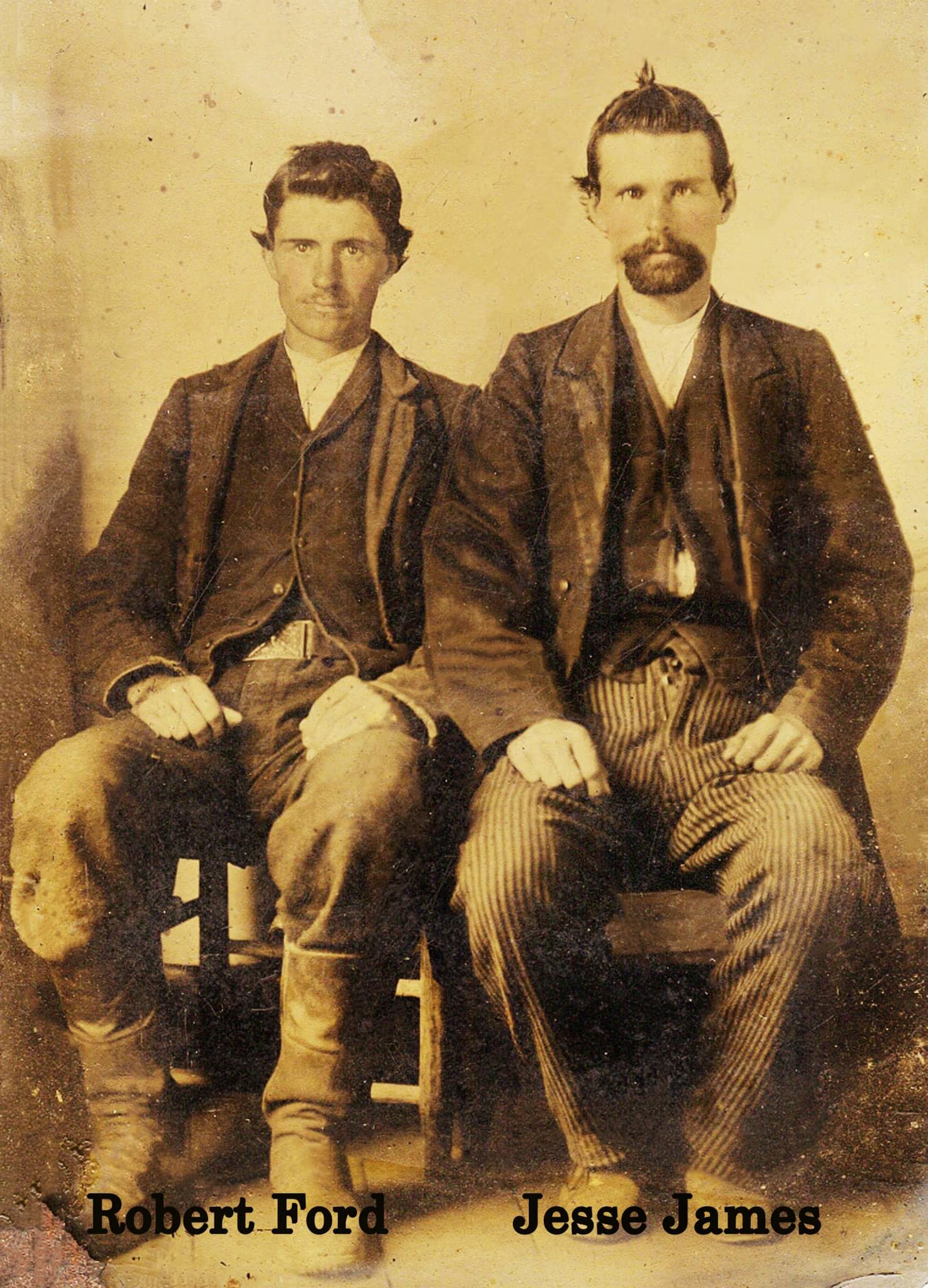 Jesse James & Robert Ford Restoration by Matthew T Rader