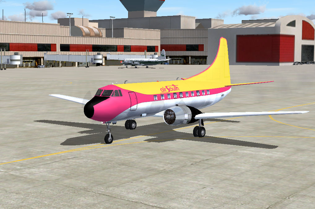 Martin N255S Shawnee Airlines leased by Air South Rendering