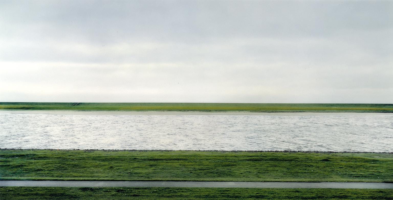 Rhein II (1999) by Andreas Gursky