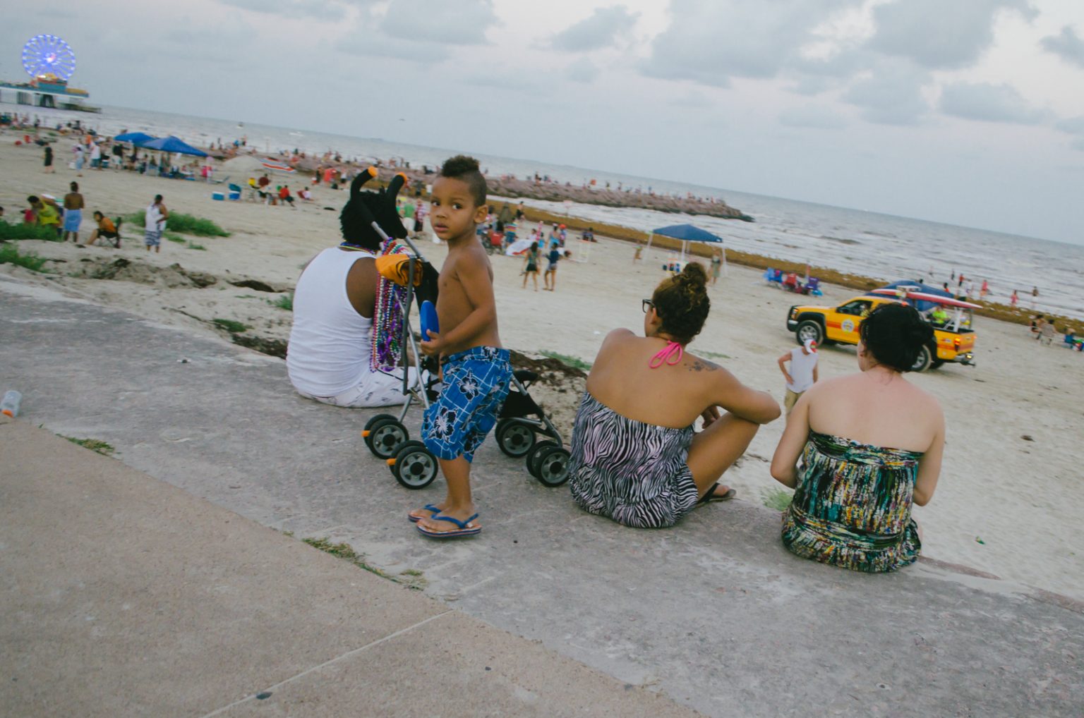 Galveston Beaches, People, And Beautiful Early Morning Seascapes