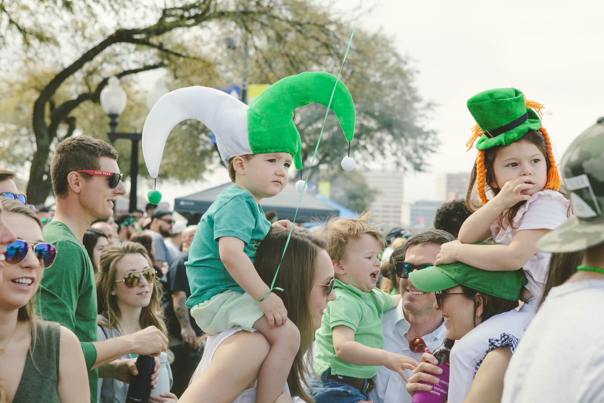 Even kids come out to enjoy the event