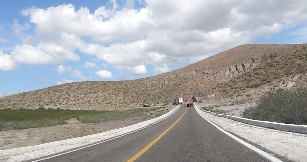 4K Driving Time-lapse in Baja California, Mexico - From La Paz to Playa Balandra