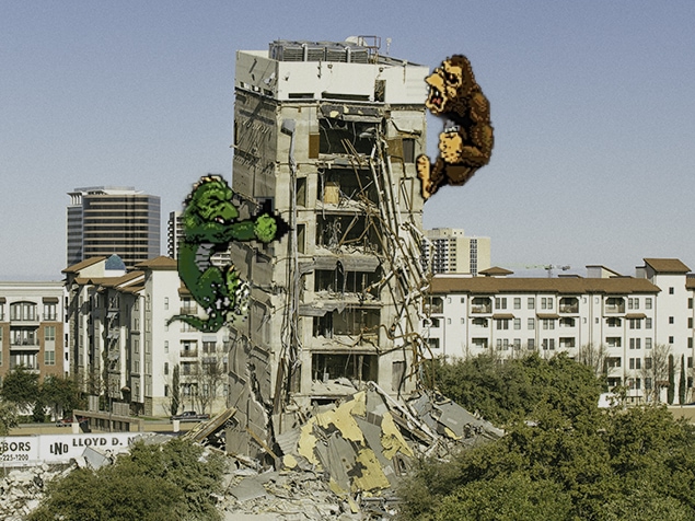 Rampage on the Leaning Tower of Dallas