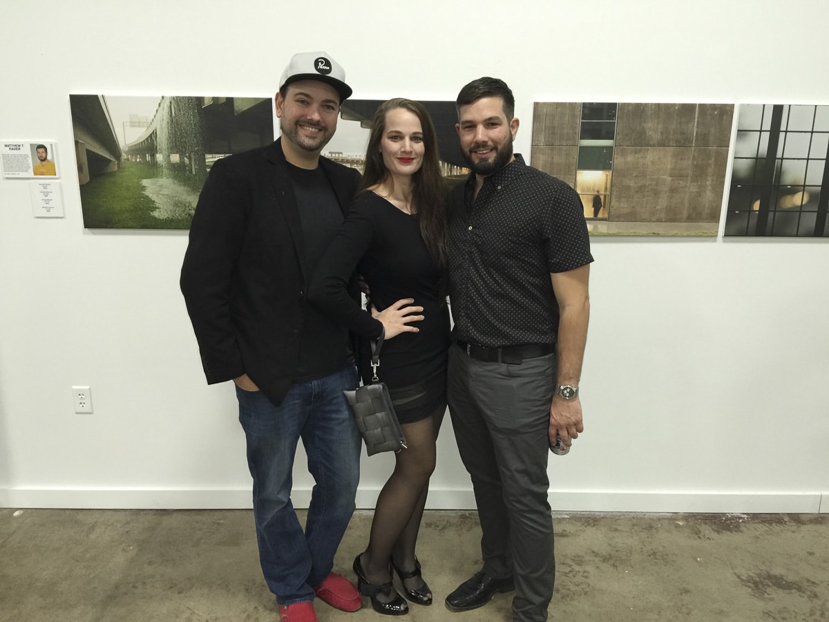 Jeff, Rachael, and Matthew T Rader at Random Art Gallery: RA IV