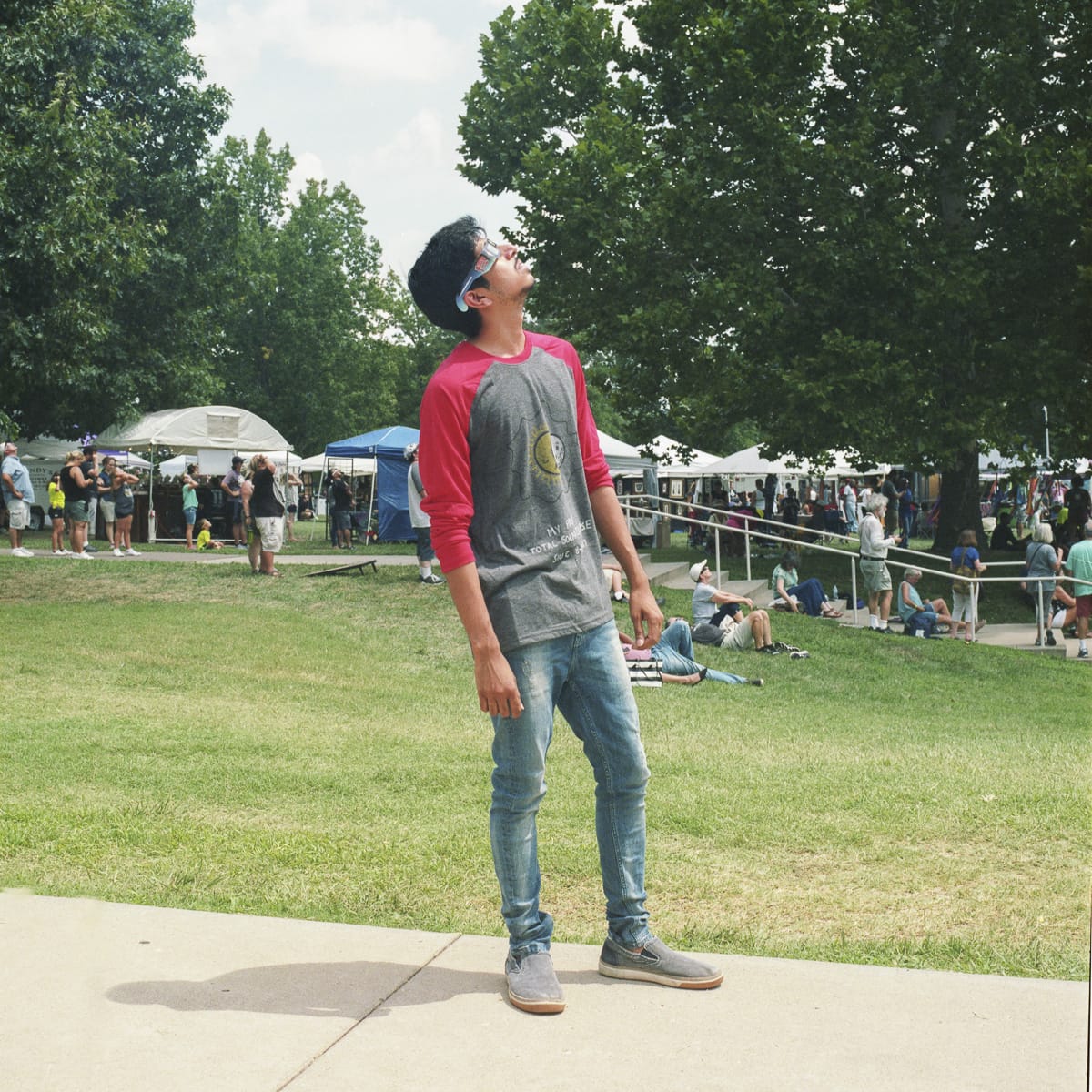 Total solar eclipse at SIU in Carbondale, Illinois by Matthew T Rader