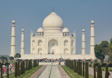 The Taj Mahal in Agra, India
