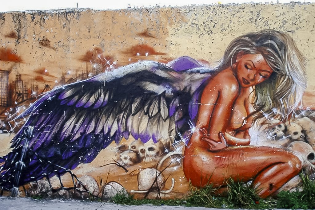 A mural in Mexico