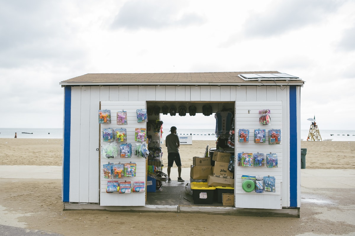 a souvenir store at the Beach