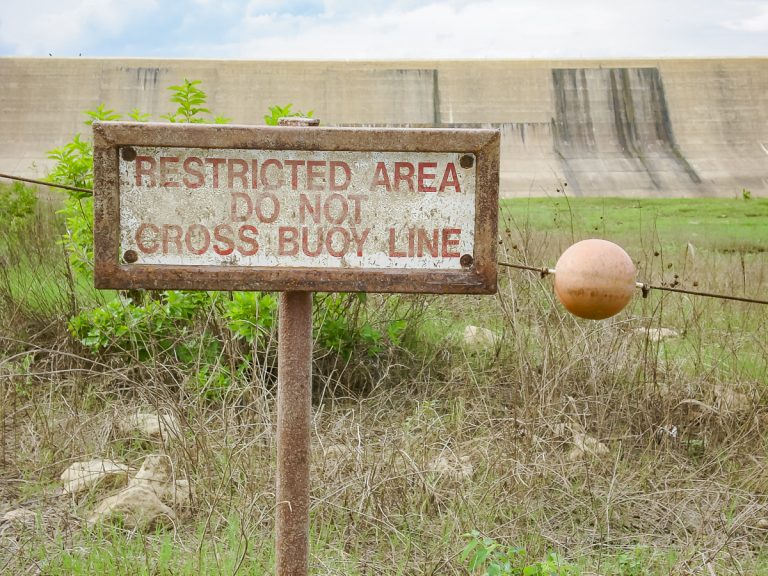 Lake Tawakoni Iron Bridge Dam In Wills Point Texas