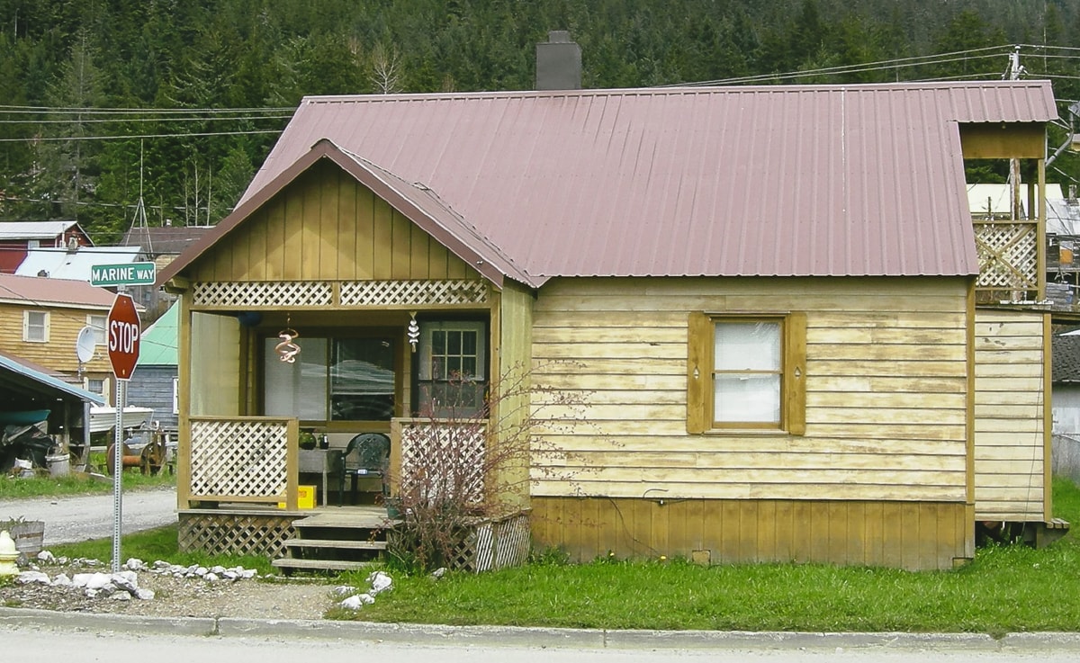 An old house in Hoonah, Alaska