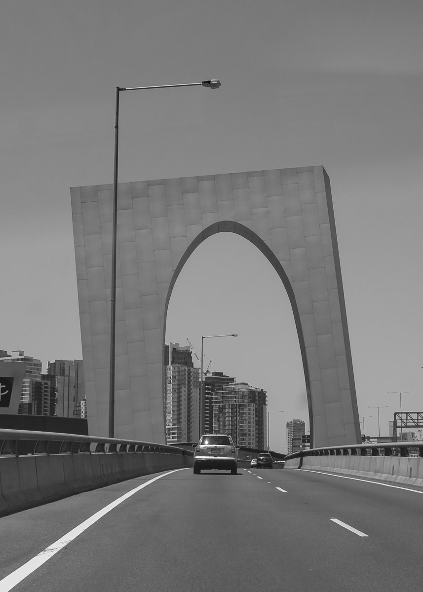 Westgate freeway portal arch, Melbourne