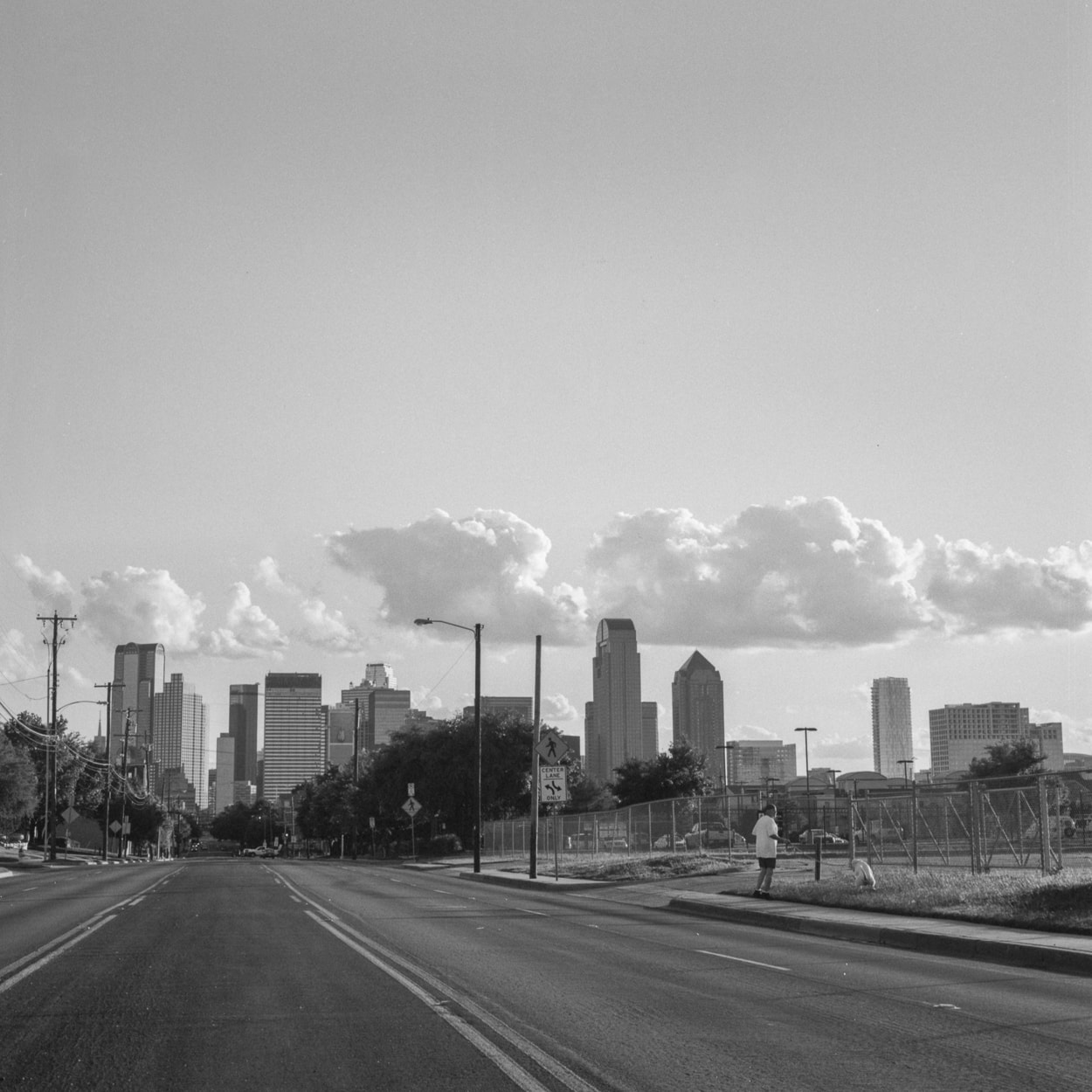 Old East Dallas Neighborhood Captured On Black and White Analog Film