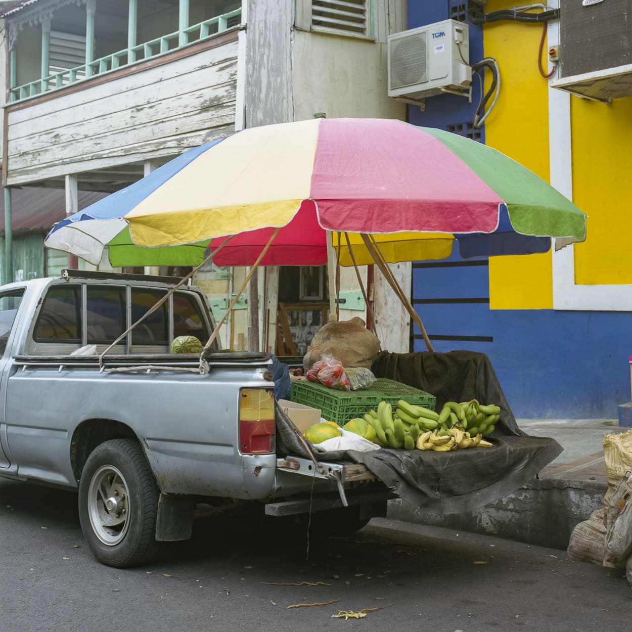 Fruit truck in Soufriere