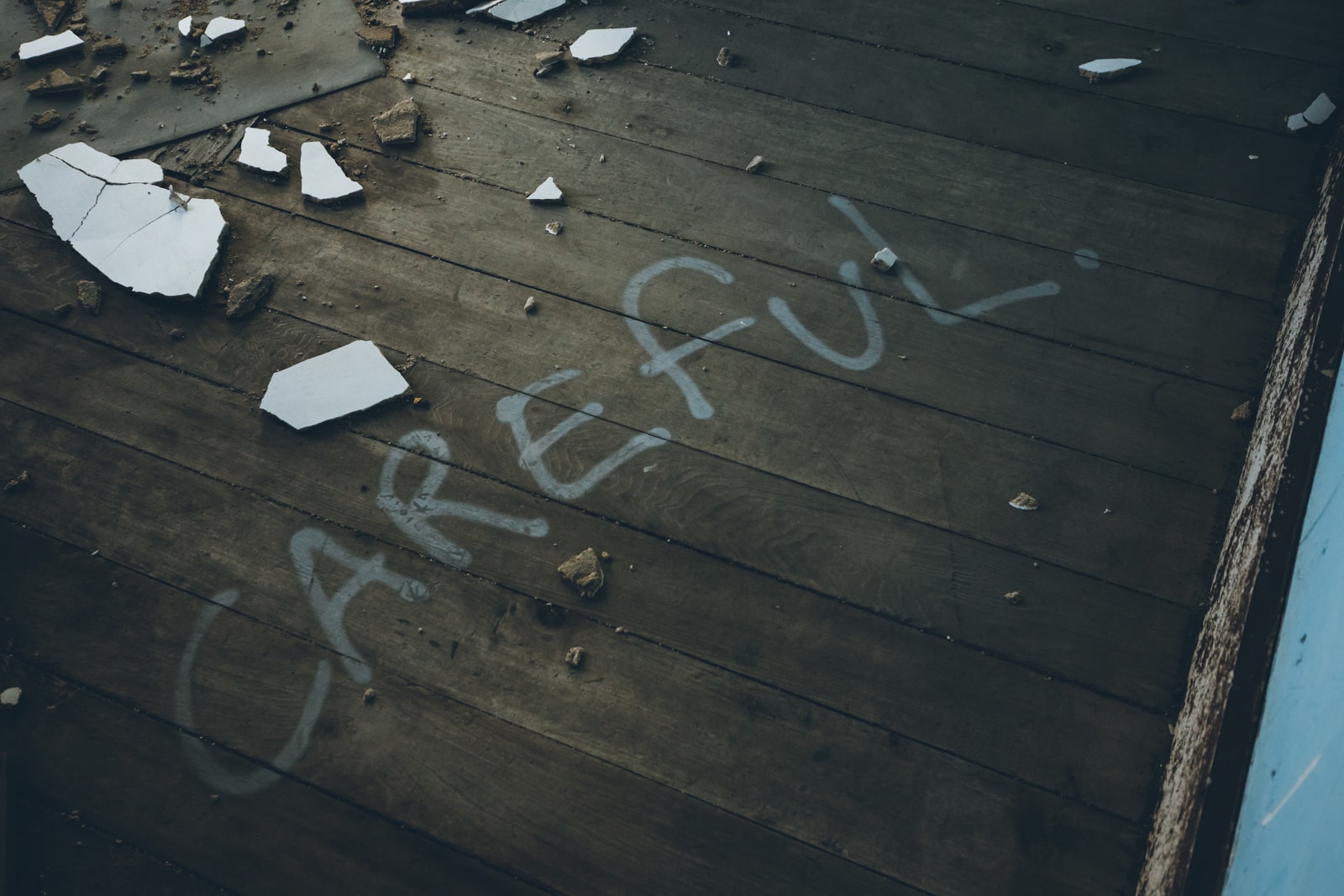 Careful graffiti