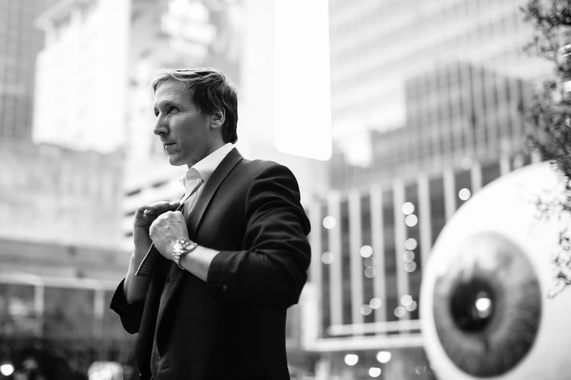 Todd Sinelli in downtown Dallas by Matthew T Rader
