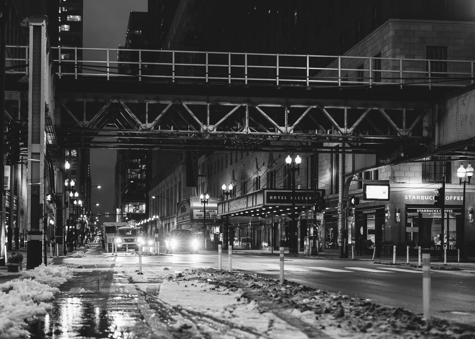 Downtown Chicago at Night, 2020