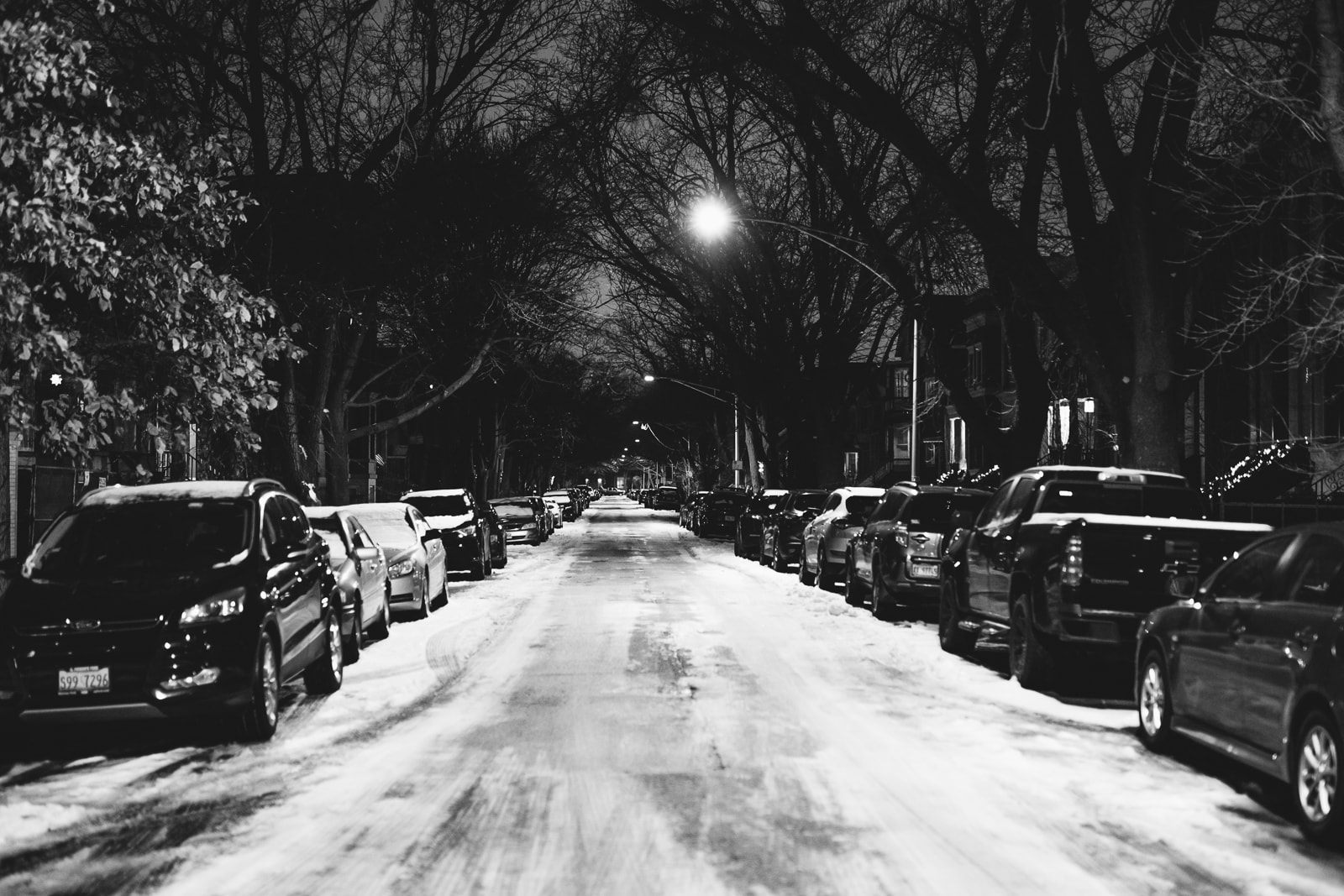 Downtown Chicago at Night, 2020