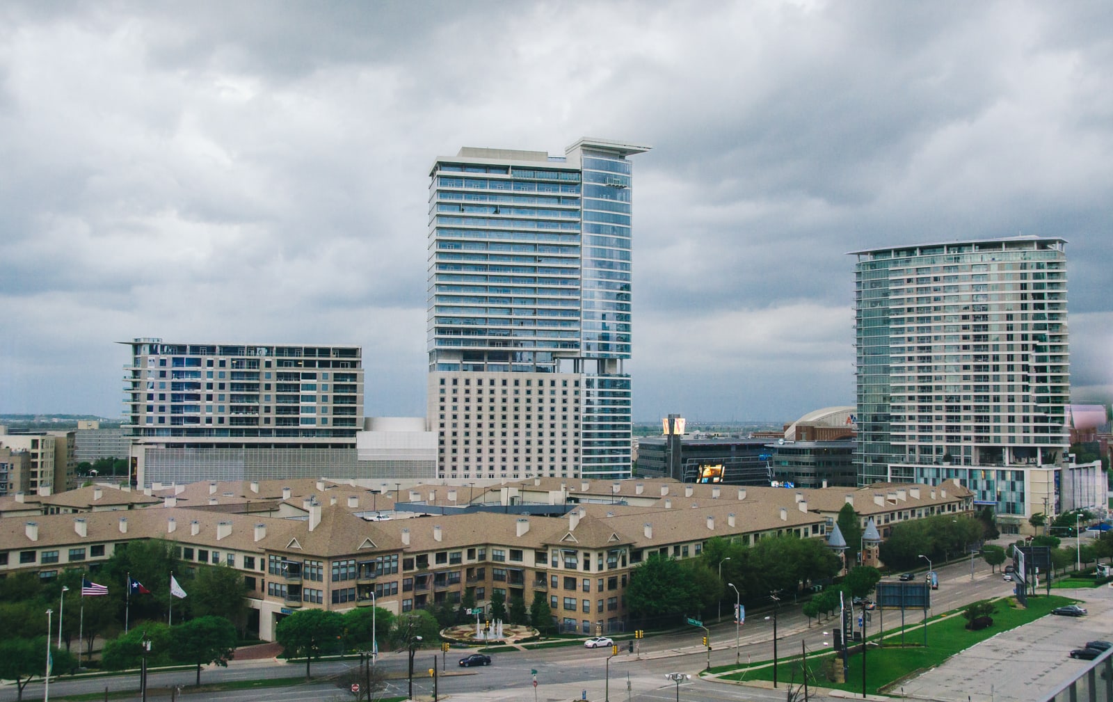 The W Hotel in a Dallas Storm