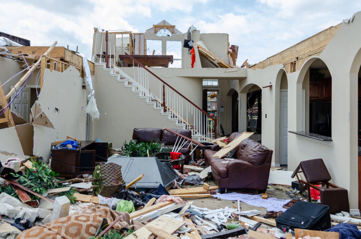 dayton living room tornado