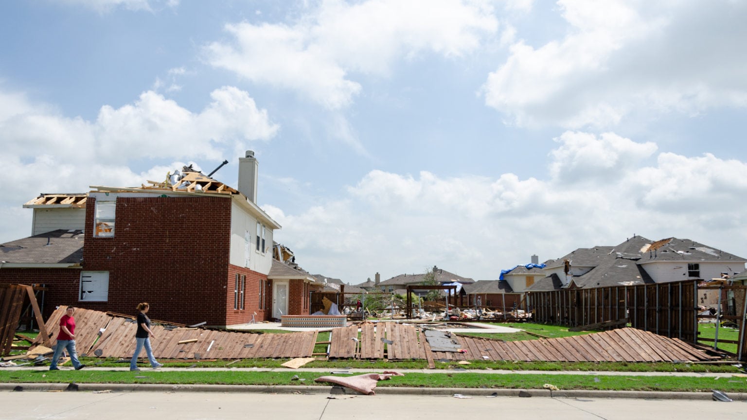 The Forney Tornado Left A Trail Of Destroyed Homes In Its Path