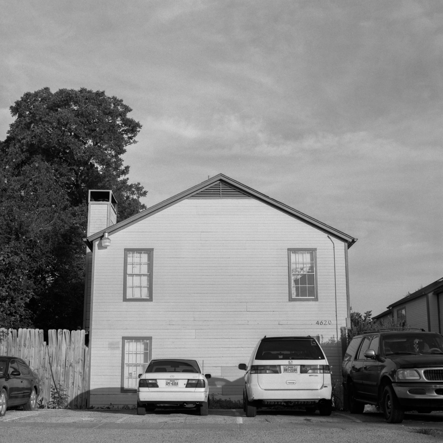 Old East Dallas Neighborhood Captured On Black and White Analog Film