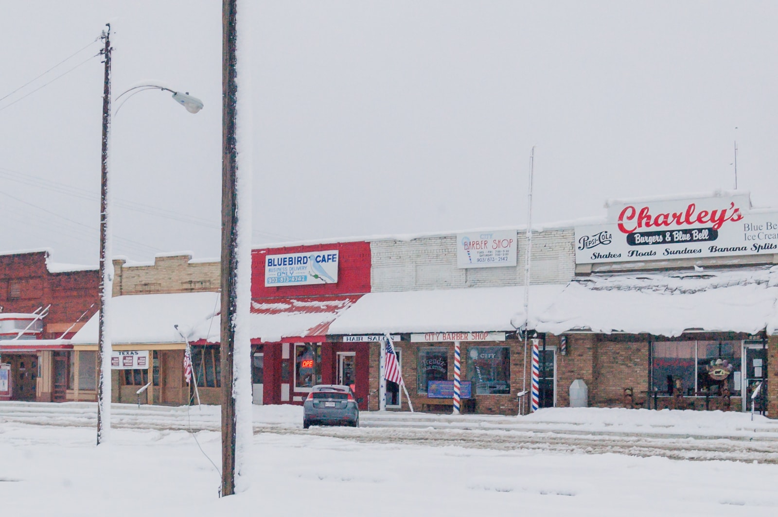Stores in the 2010 East Texas snowstorm