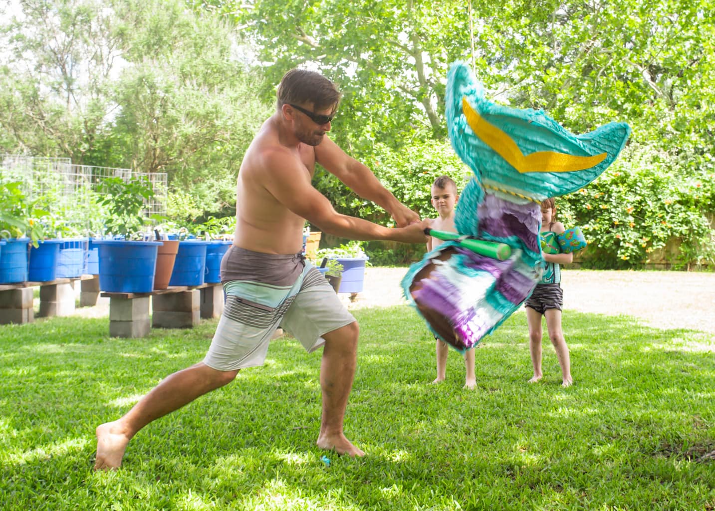 2021 Best Photos: My brother crushing a piñata 