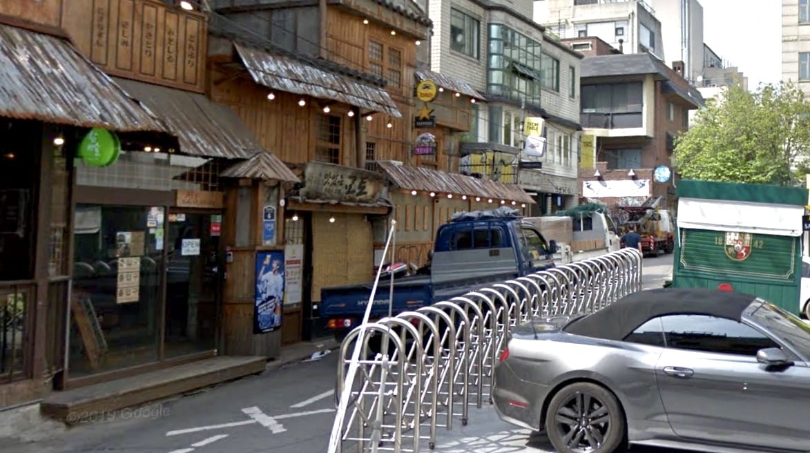Myeong-Wolgwan original location in Hongdae, Seoul, South Korea