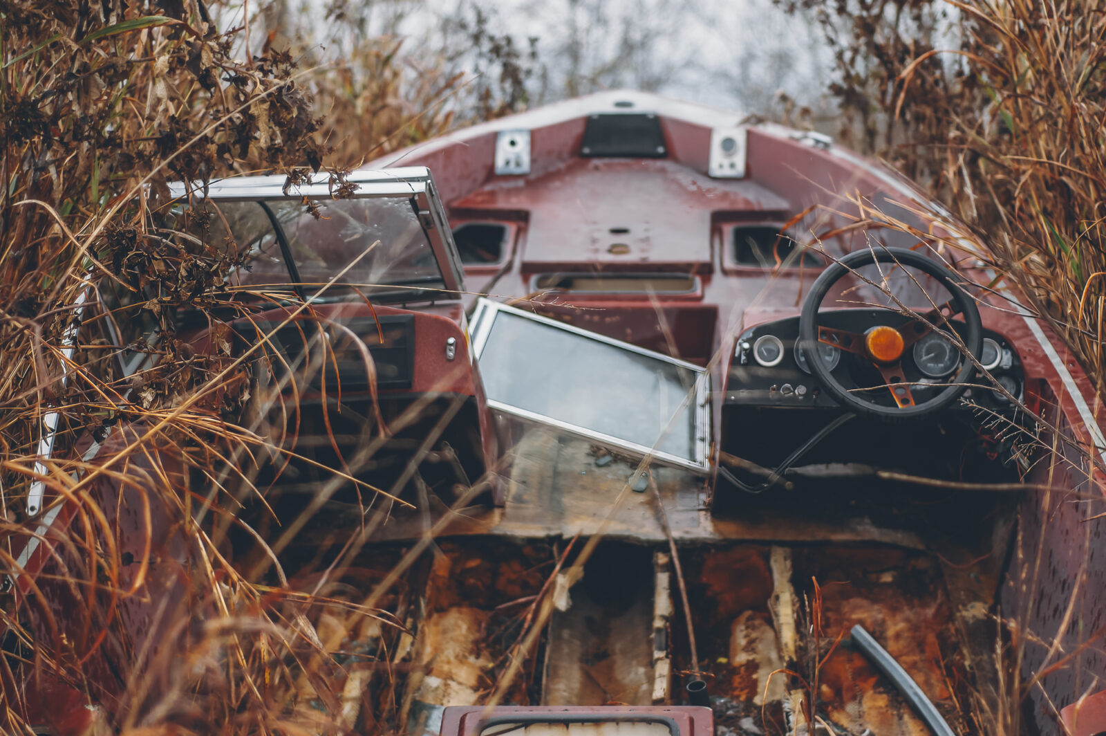 An abandoned boat