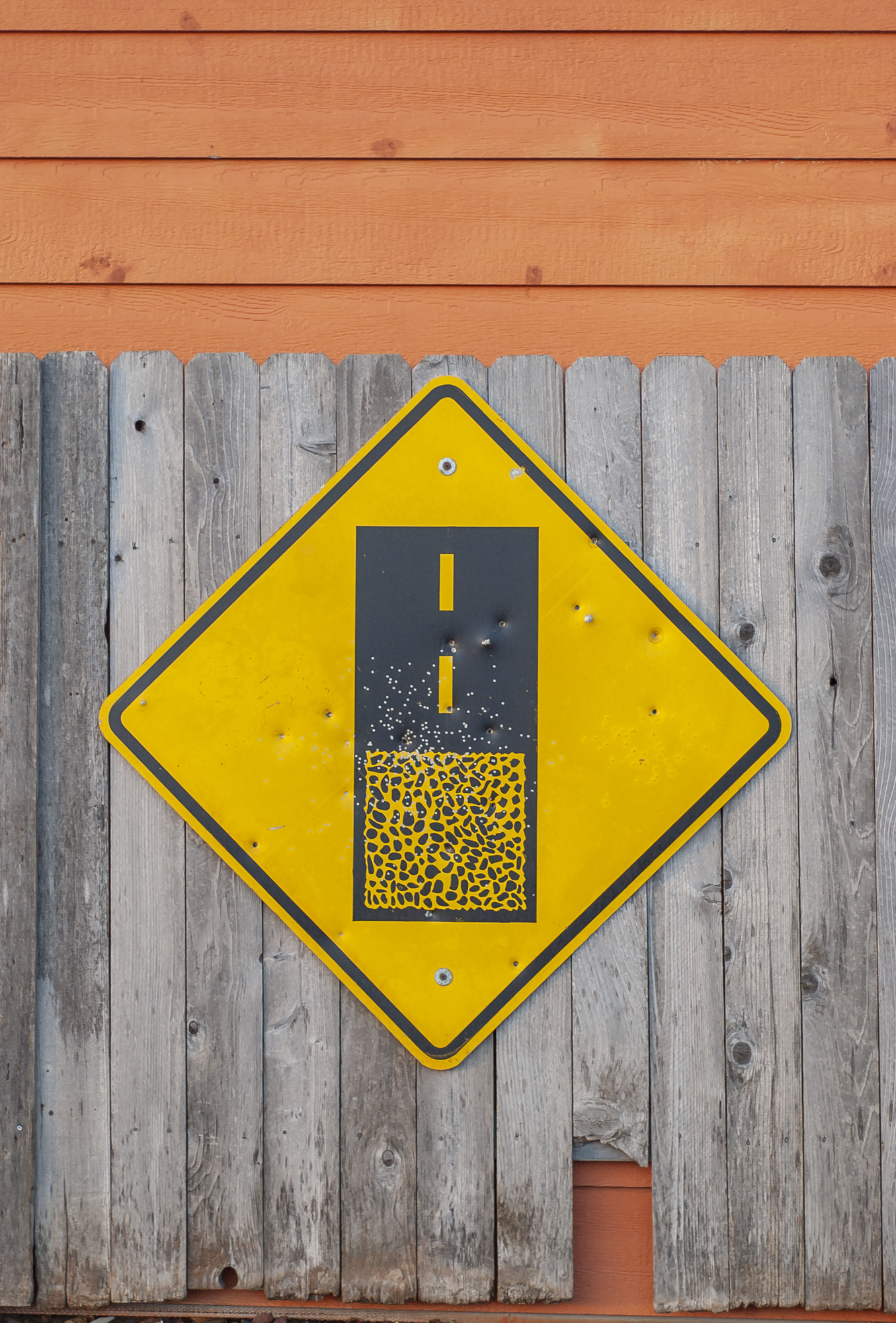 Old street signs in Childress, Texas