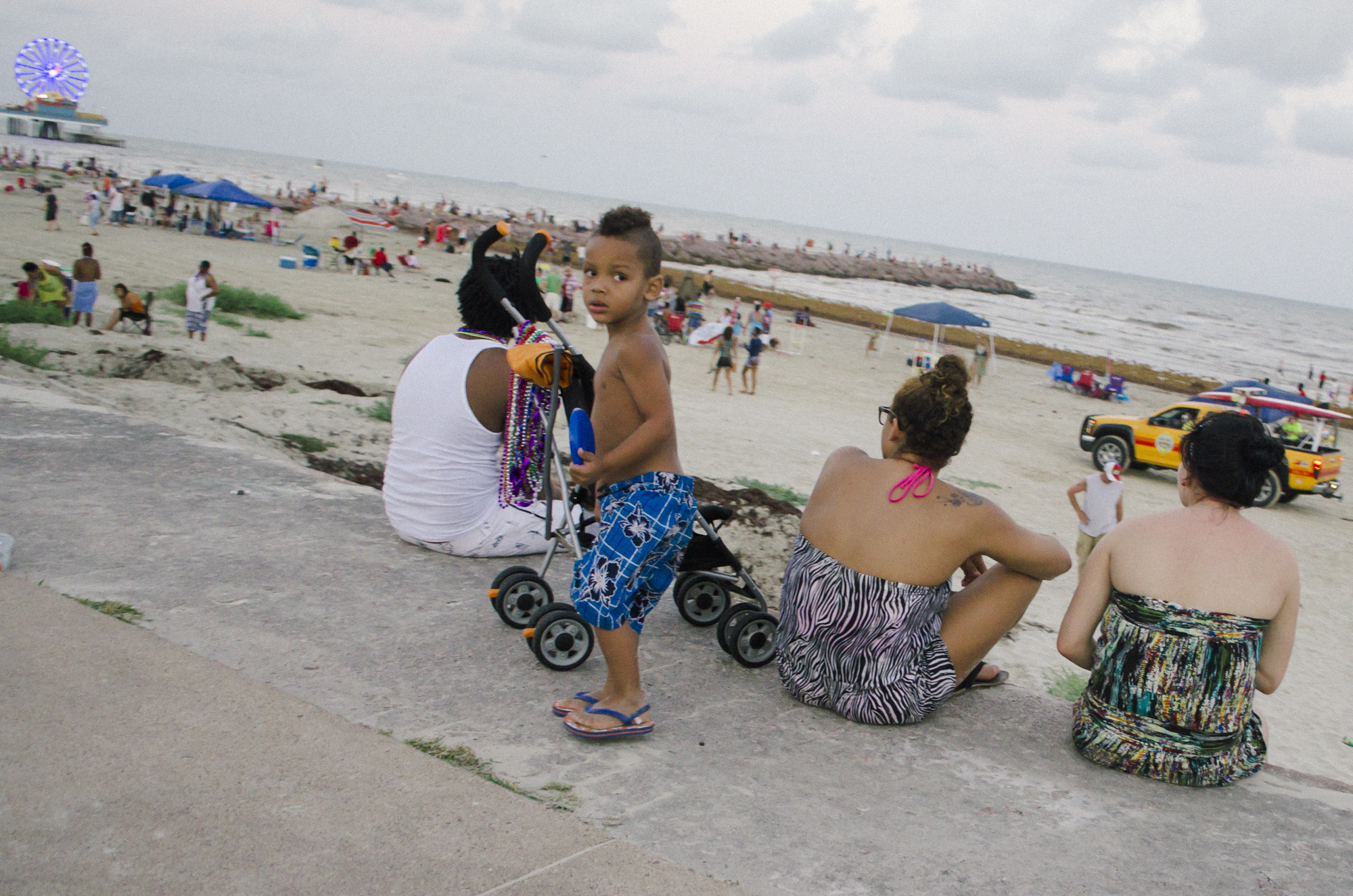 Galveston Street Photography, People Enjoying A Day In The Sun