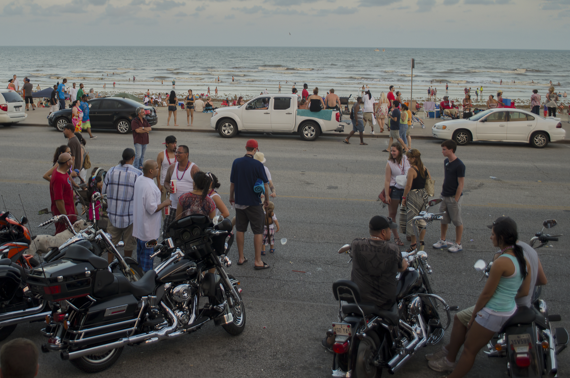 Galveston Street Photography, People Enjoying A Day In The Sun