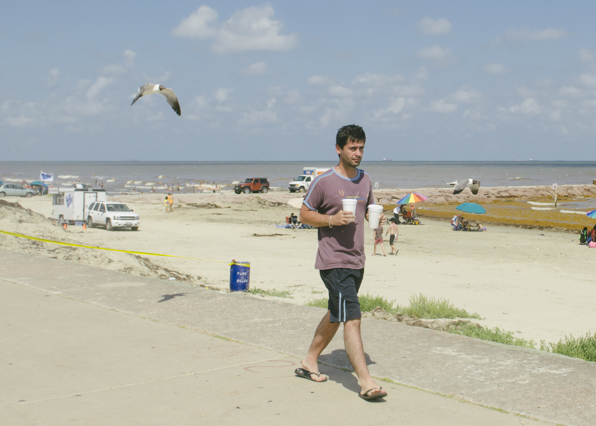 Galveston Street Photography, People Enjoying A Day In The Sun