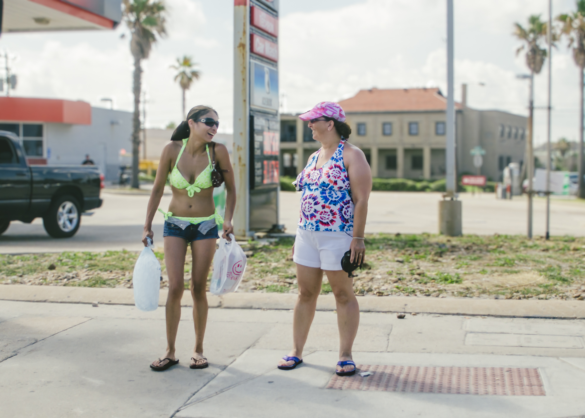 Galveston Street Photography, People Enjoying A Day In The Sun