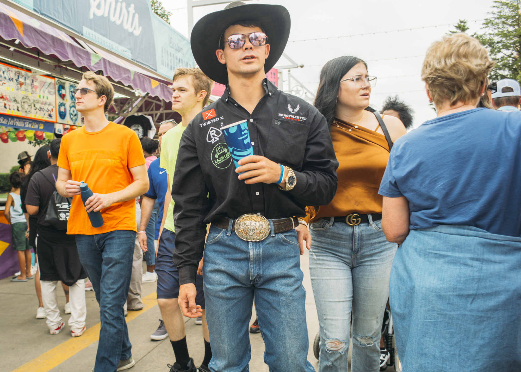 a cowboy at the State Fair of Texas