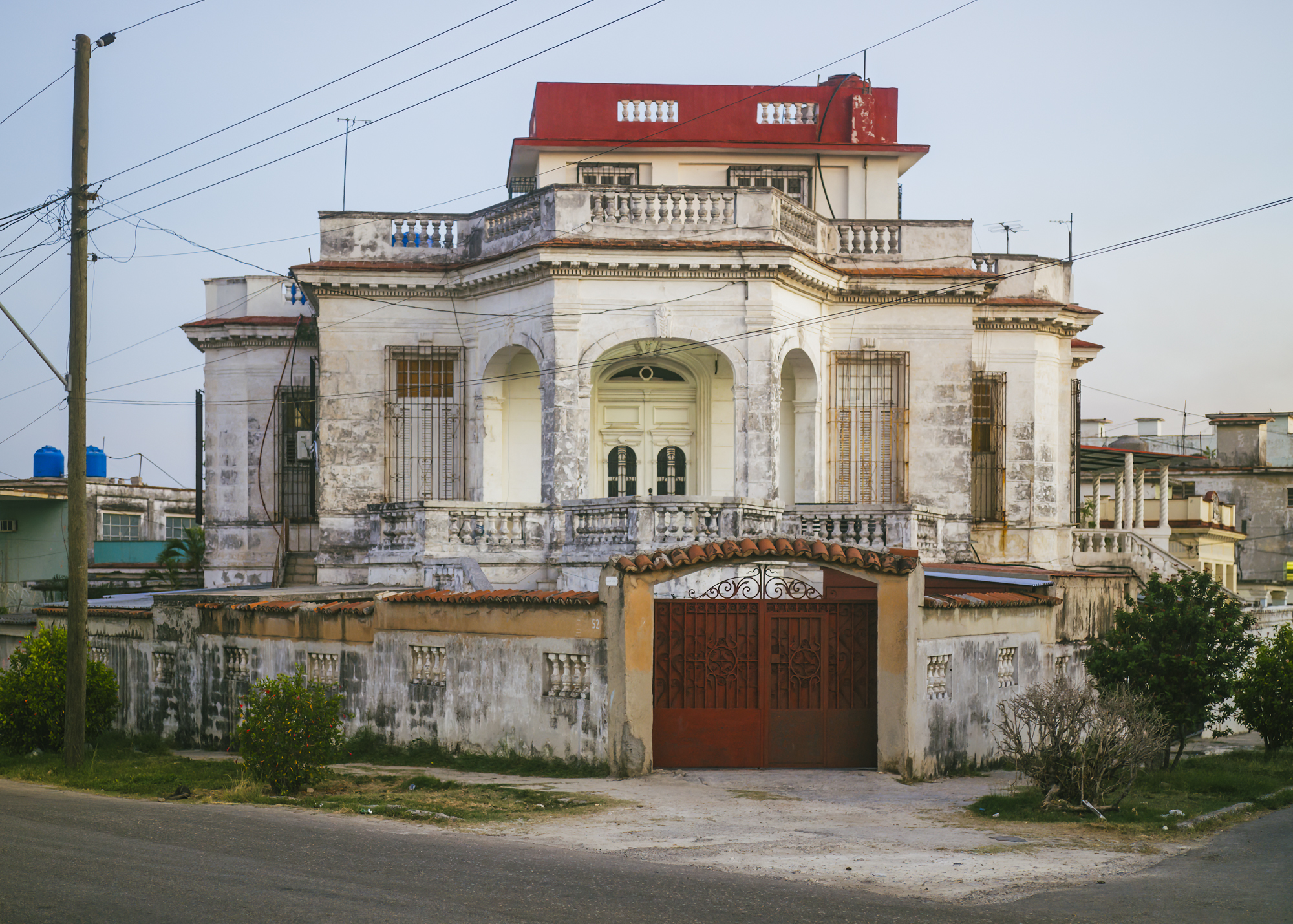 A dilapidated mansion in Havana, Cuba
