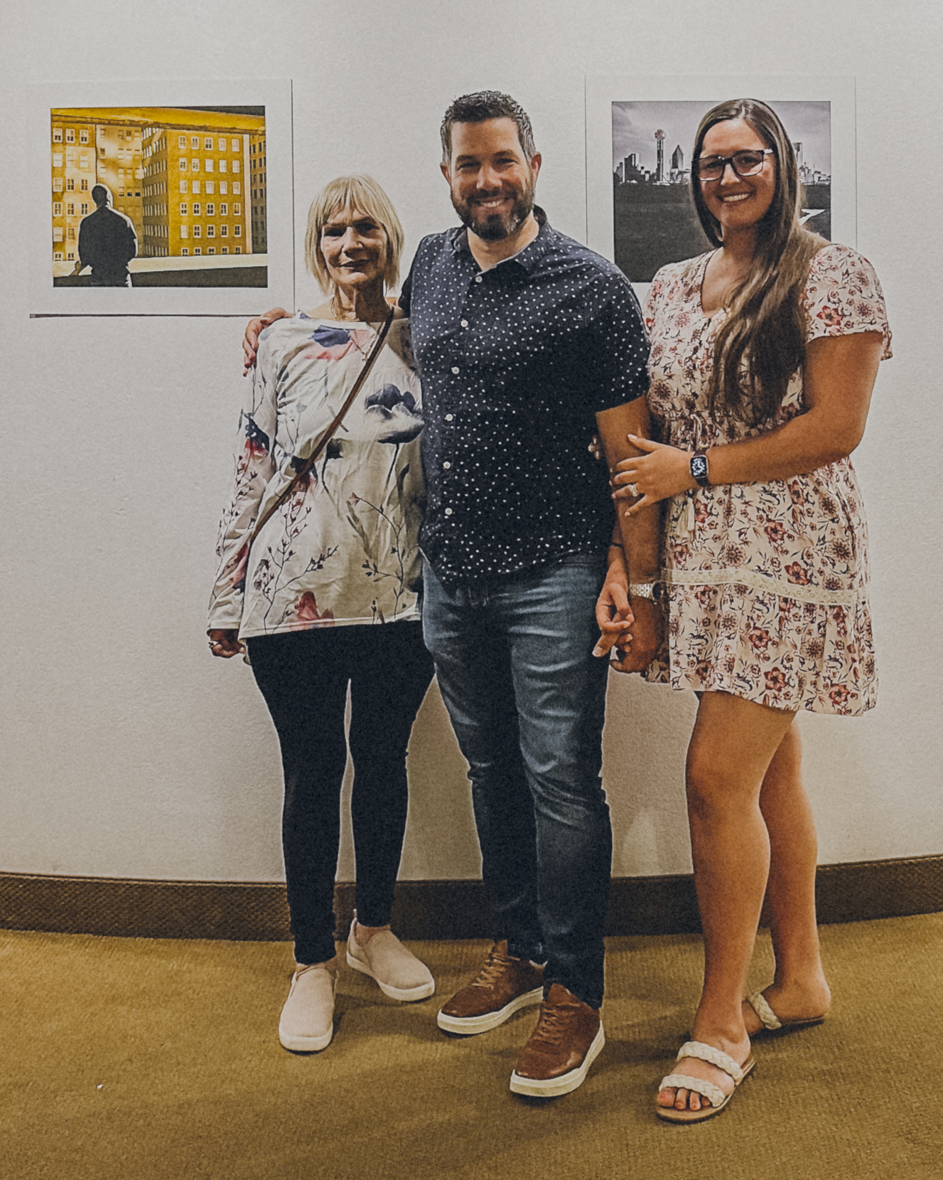 Matthew T Rader with his wife Andrea Rader and his Mom