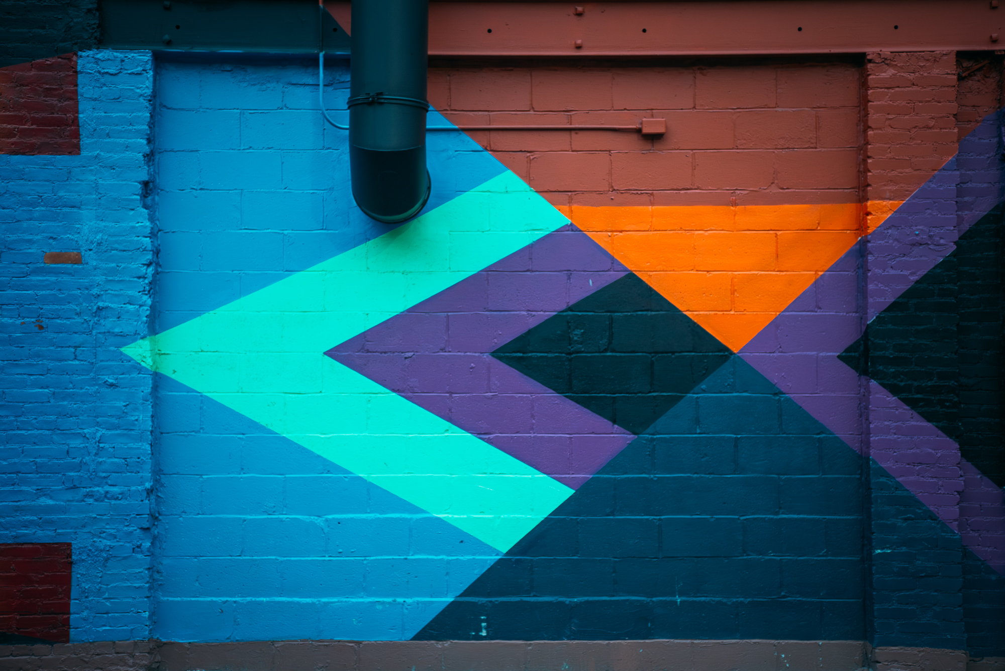 a mural in downtown Providence