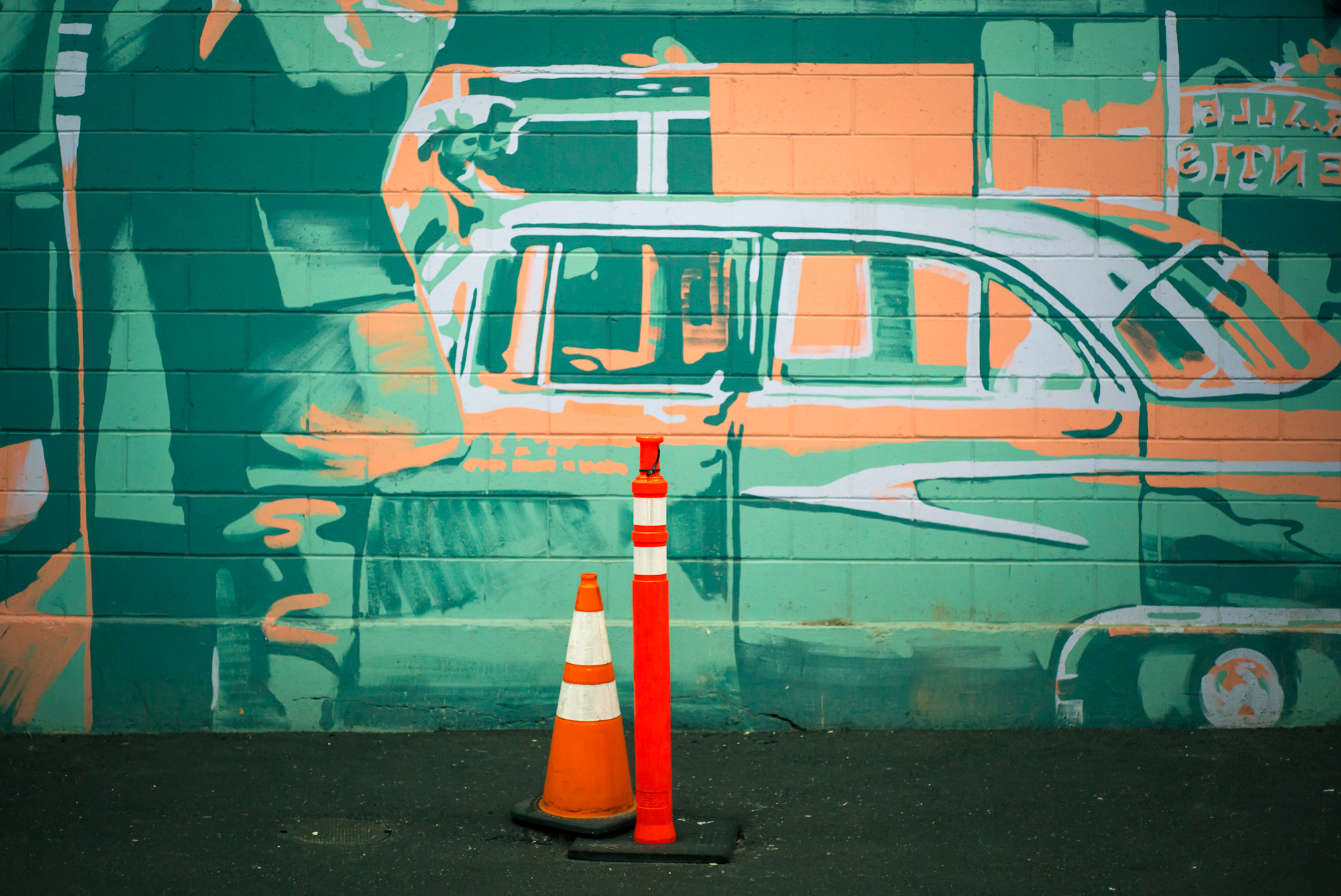 a mural in downtown Providence, Rhode Island
