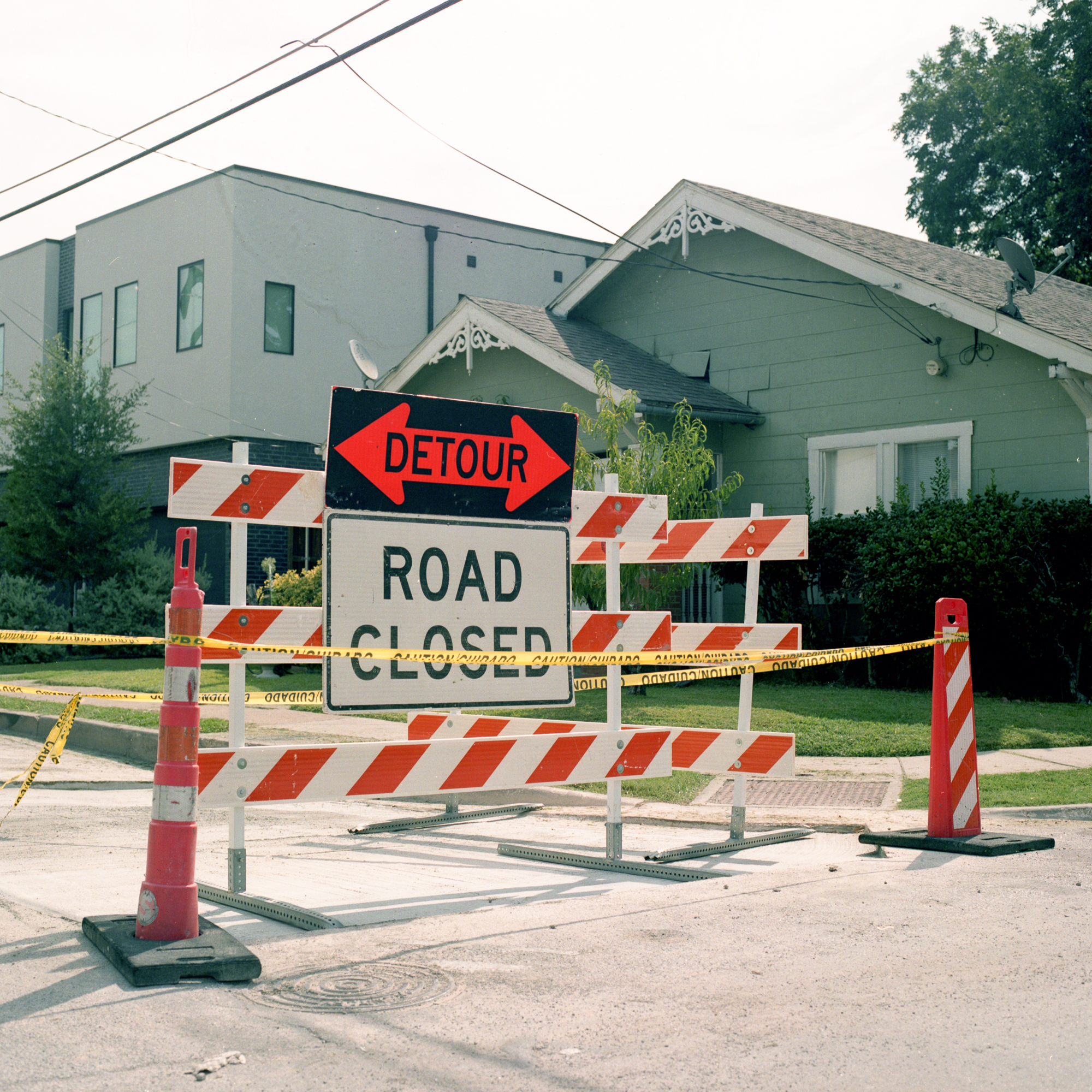 neighborhood road closed