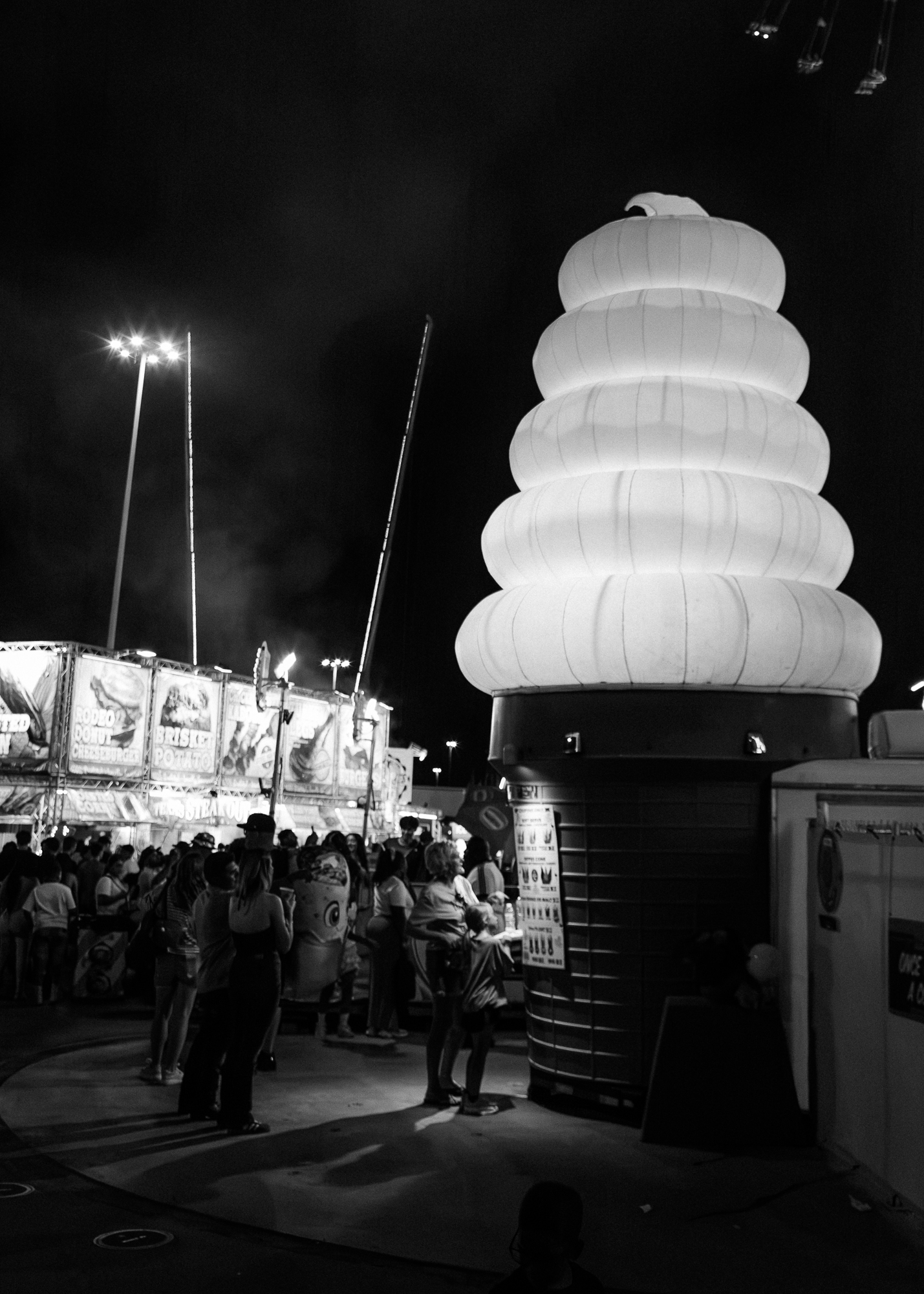 2026 State Fair of Texas photos with an ice cream cone stand